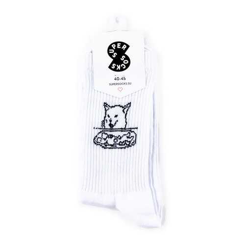 Носки Super Socks Кот Мем белые 35-40 в Атлантик