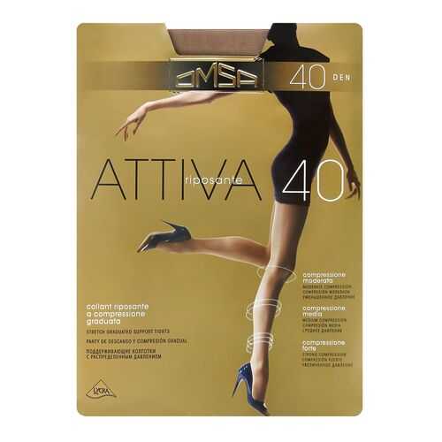 Колготки Omsa ATTIVA 40 / Caramello (Телесный) / 5 (XL) в Атлантик