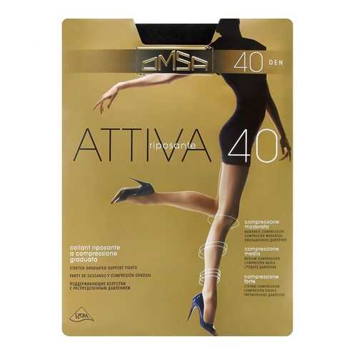 Колготки Omsa ATTIVA 40 / Nero (Черный) / 5 (XL) в Атлантик