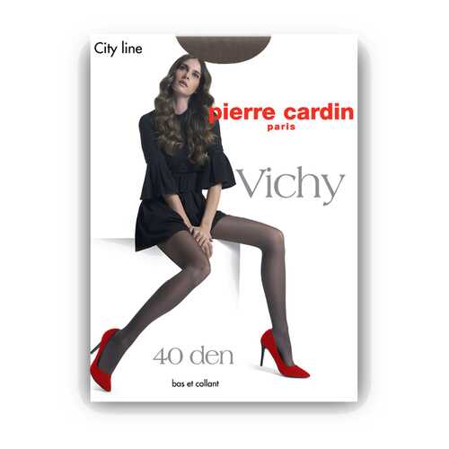 Колготки женские Pierre Cardin VICHY 40 серо-телесные 5 (XL) в Атлантик